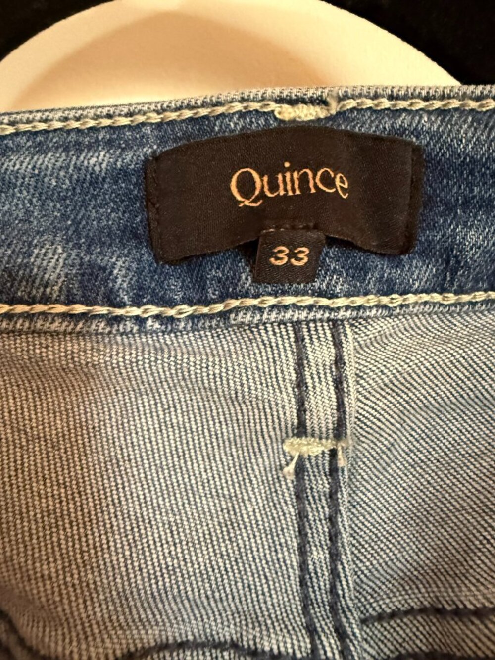 NWT Quince High-Rise Straight-Leg Jeans - Picture 3 of 8